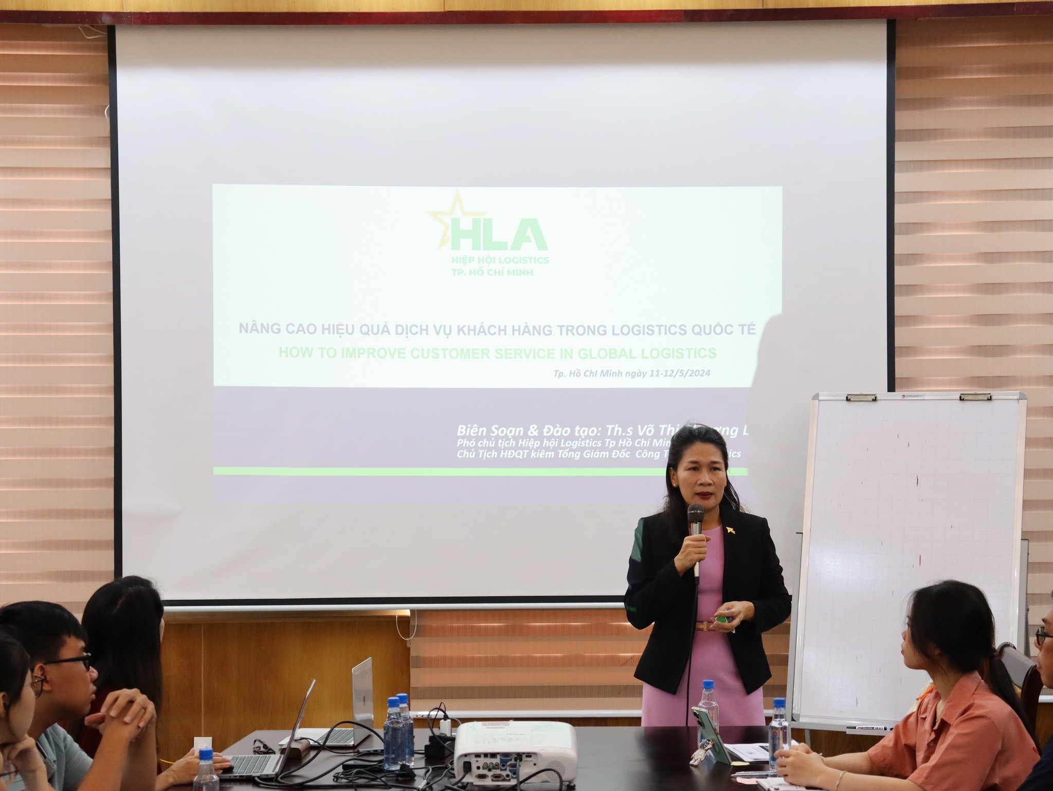 TỔNG GIÁM ĐỐC ASL LOGISTICS GIẢNG DẠY TẠI KHOÁ ĐÀO TẠO “NÂNG CAO HIỆU QUẢ DỊCH VỤ KHÁCH HÀNG TRONG LOGISTICS” DO HLA PHỐI HỢP TC-STC TỔ CHỨC